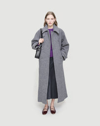 A.P.C. Manteau Lea Heather Grey JKT Long Women