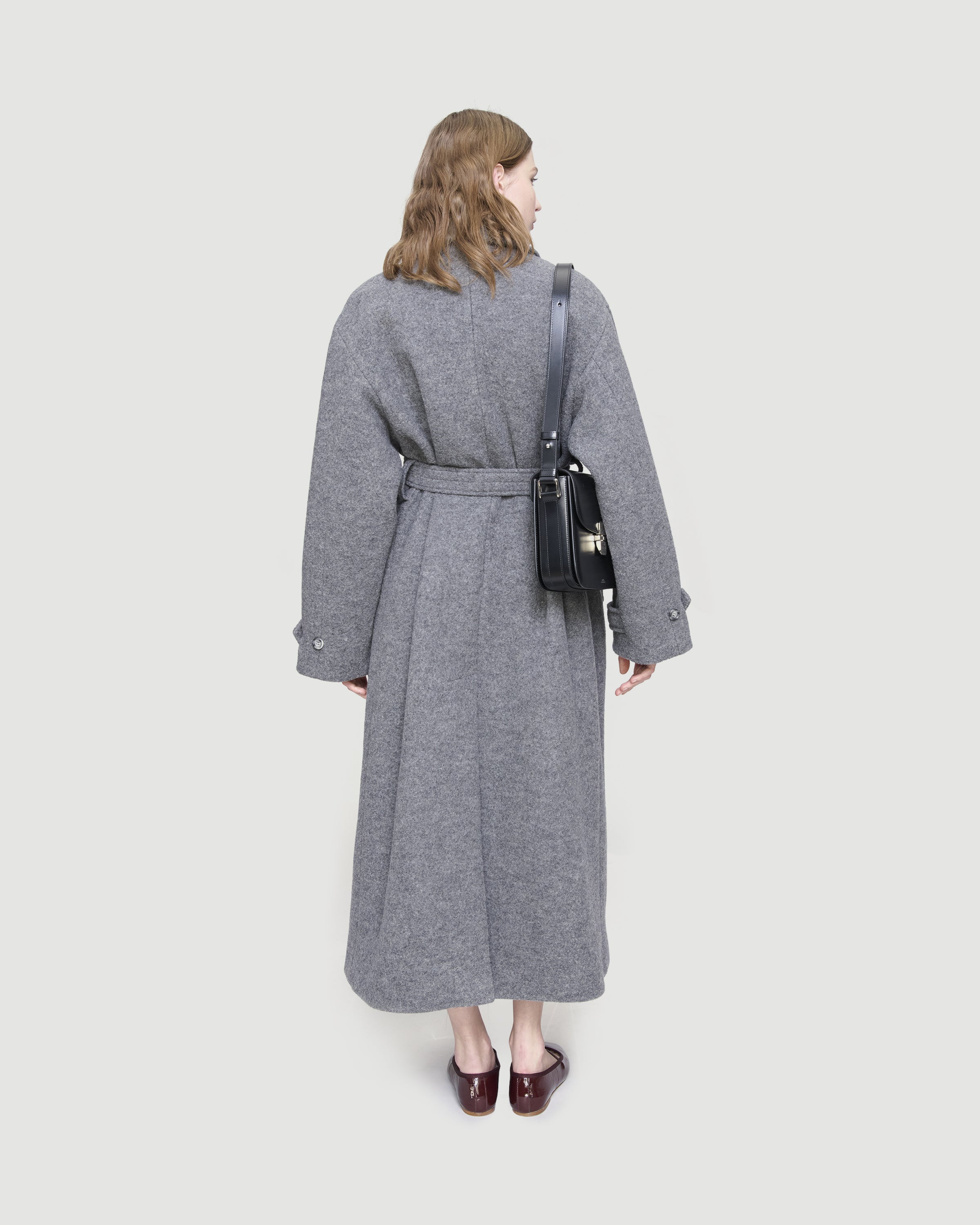 A.P.C. Manteau Lea Heather Grey JKT Long Women