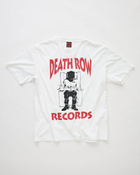 Wacko Maria Death Row Records / Washed Heavy Weight Crew Neck T-Shirt White T-shirt S/S Men