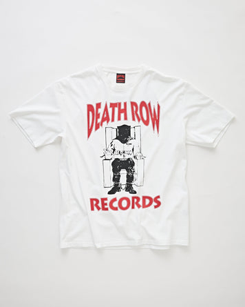 Wacko Maria Death Row Records / Washed Heavy Weight Crew Neck T-Shirt White T-shirt S/S Men