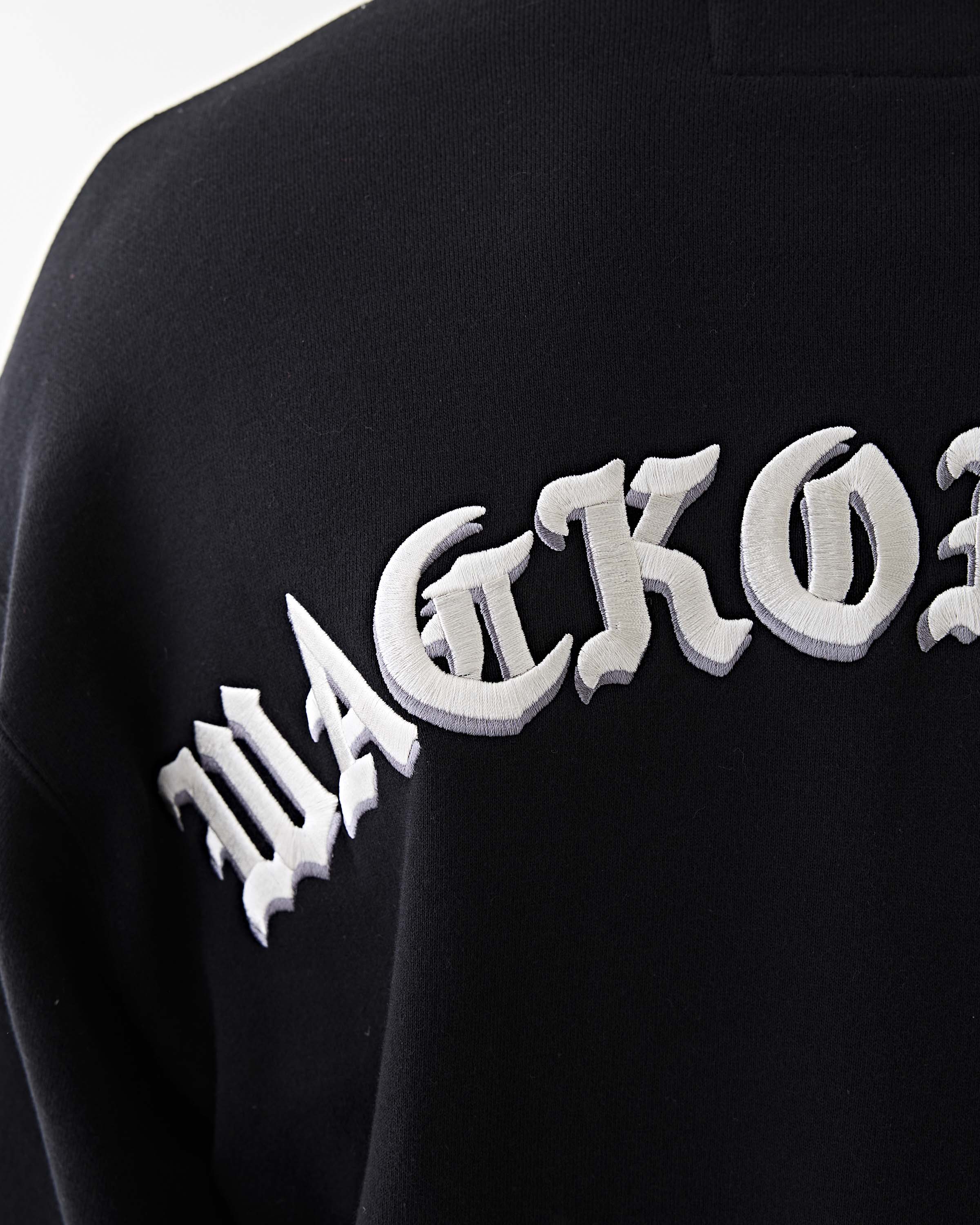 Wacko Maria Middle Weight Crew Neck Sweatshirt (Type-2) Black Sweater Men