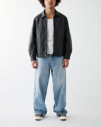 Wacko Maria Single Riders Leather Jacket (Type-2) Black JKT Short Men