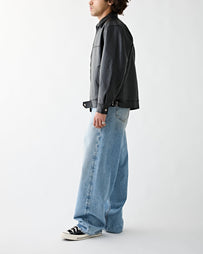 Wacko Maria Single Riders Leather Jacket (Type-2) Black JKT Short Men