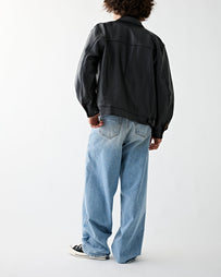 Wacko Maria Single Riders Leather Jacket (Type-2) Black JKT Short Men