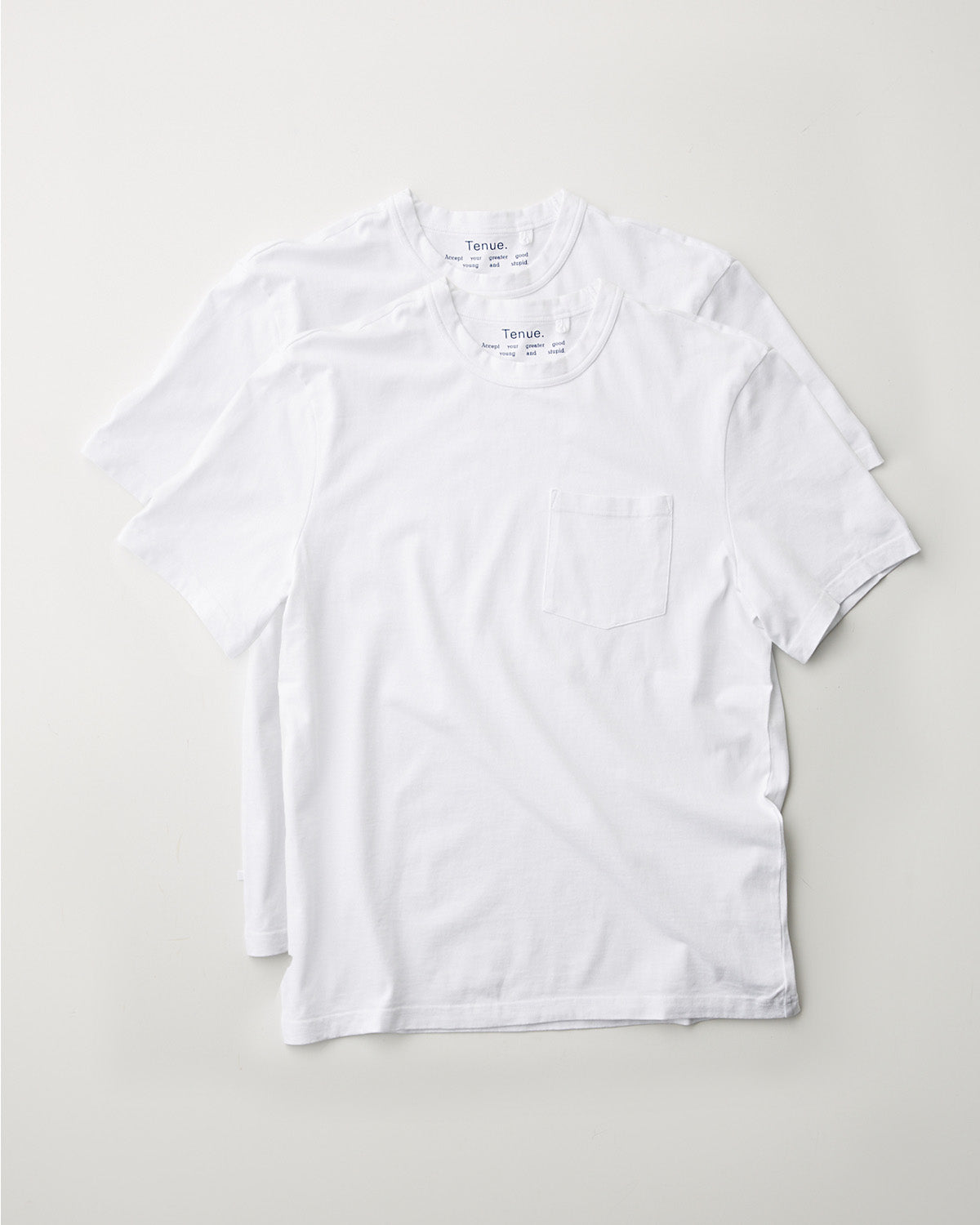 Tenue. 2-Pack John White T-shirt S/S Men
