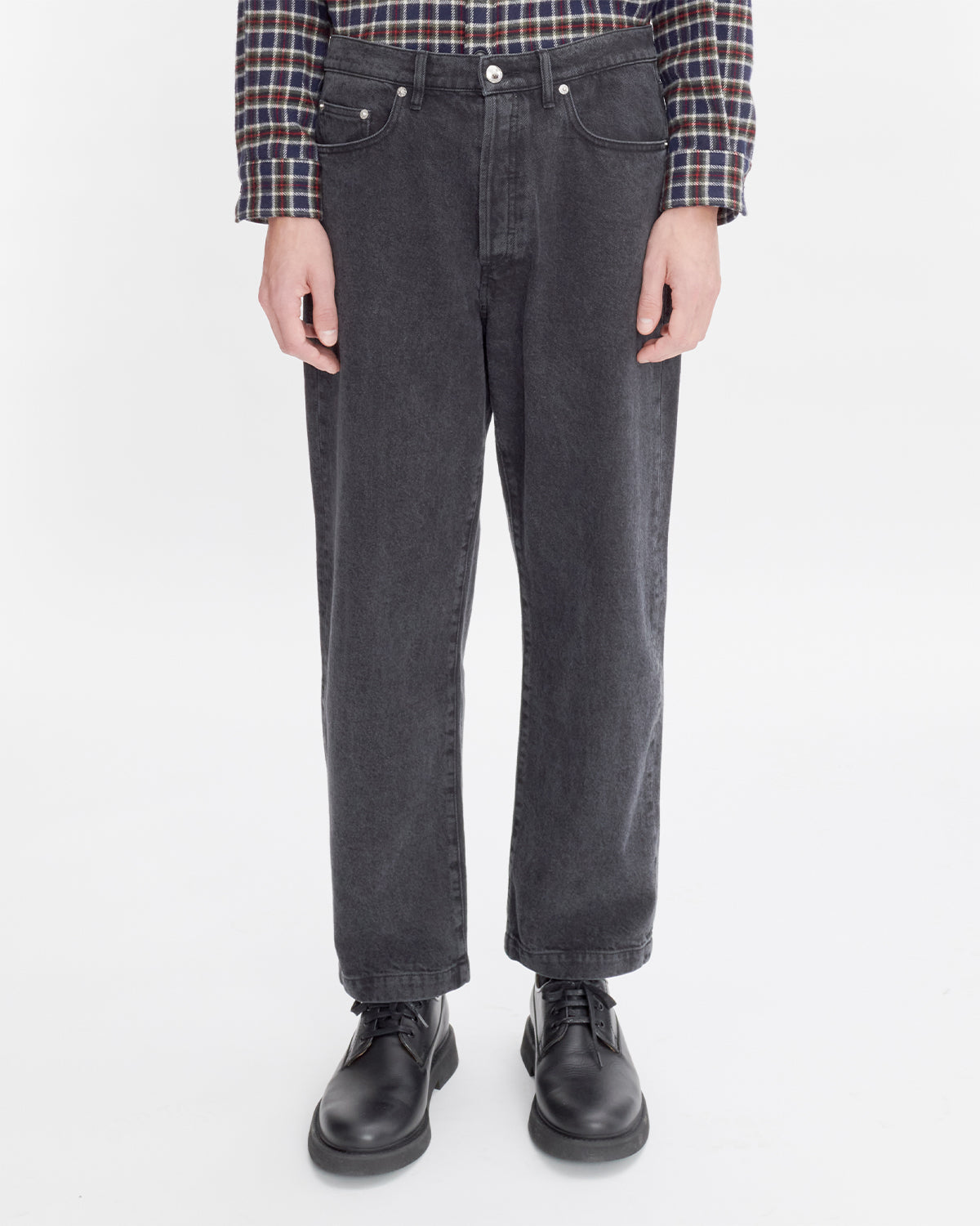 A.P.C. Jean Achille Washed Black Denim Men