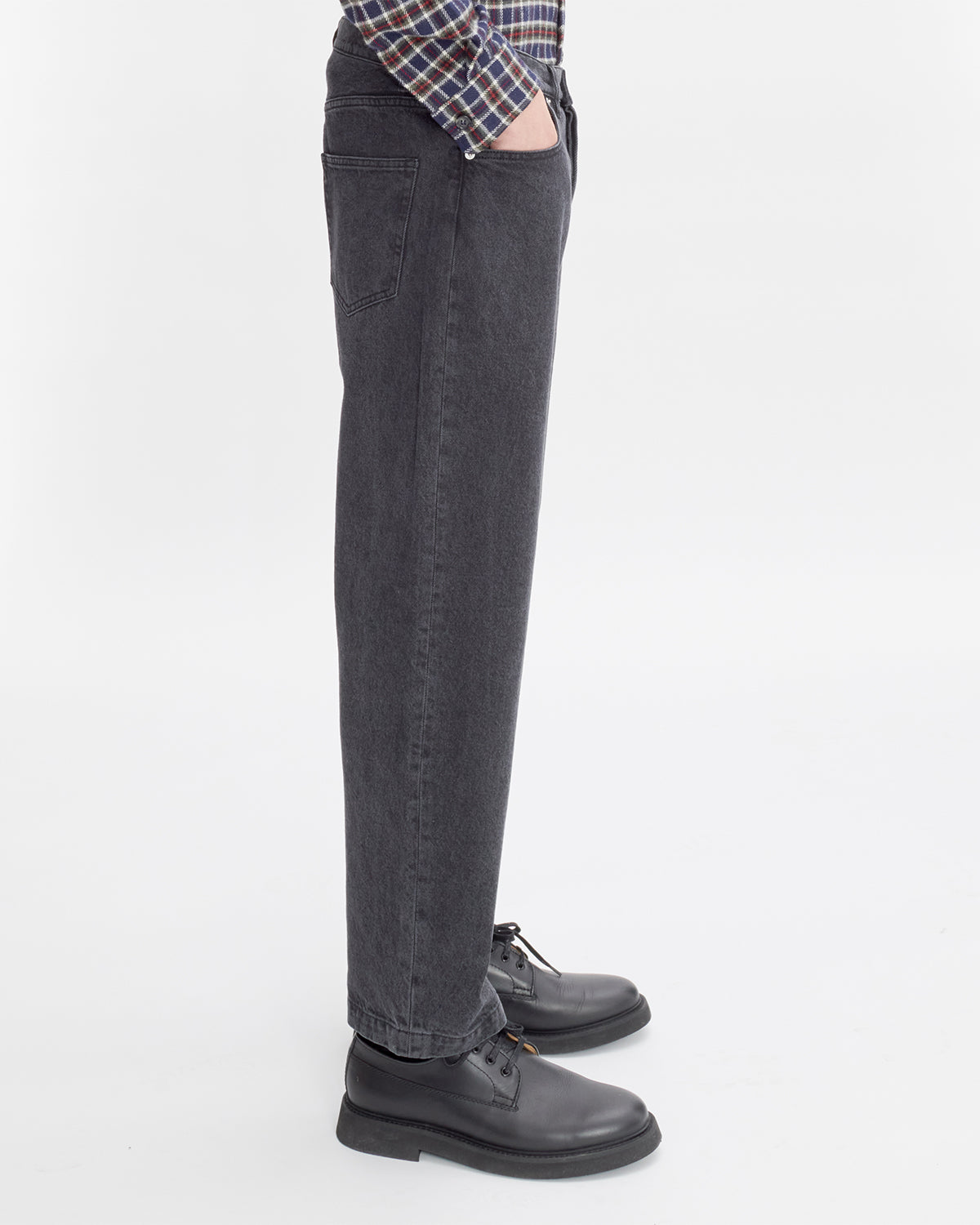 A.P.C. Jean Achille Washed Black Denim Men