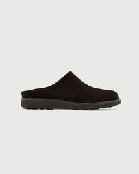 Blundstone Aerocork Suede Clog Deepest Brown Shoes Leather Unisex