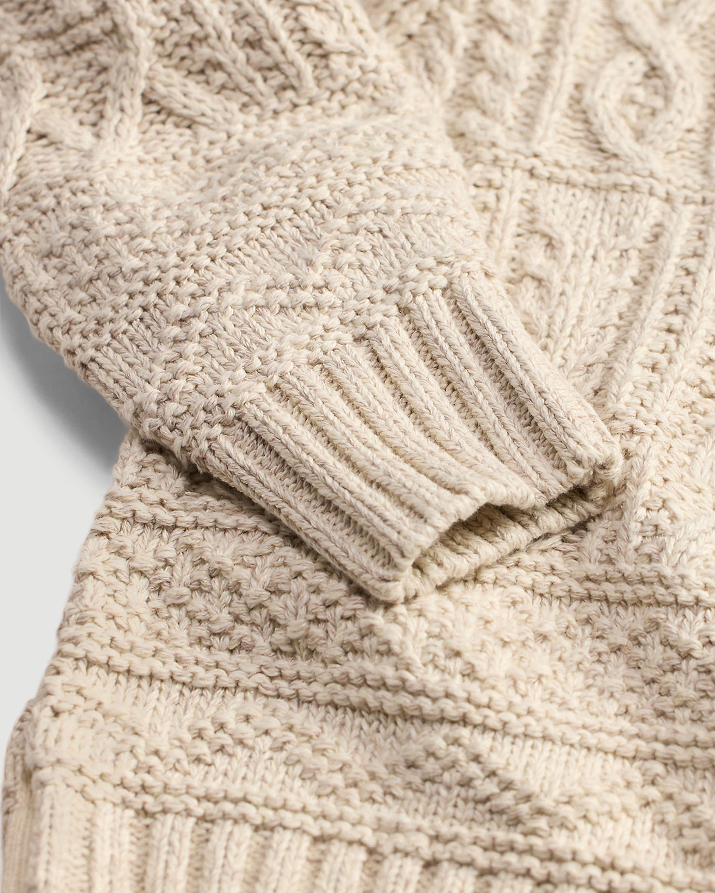 RRL Rollneck PO Long Sleeve Pullover Cream T-shirt L/S Men