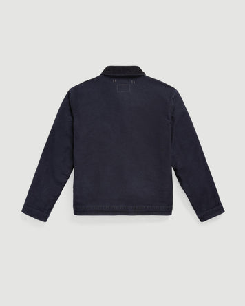 RRL Bower Deck Cotton Jacket Dark Navy JKT Short Men