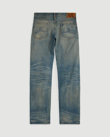 RRL Straight Leg Full Length Straight Milner Wash Denim Men