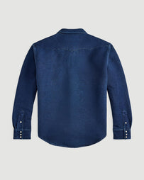 RRL Buffalo West Long Sleeve Sport Shirt Indigo T-shirt L/S Men