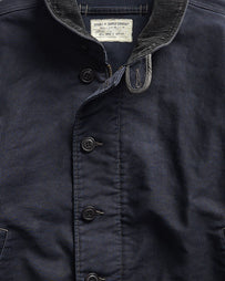 RRL Bower Deck Cotton Jacket Dark Navy JKT Short Men