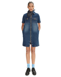 A.P.C. Robe Amanda Washed Indigo Dress