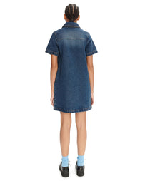 A.P.C. Robe Amanda Washed Indigo Dress