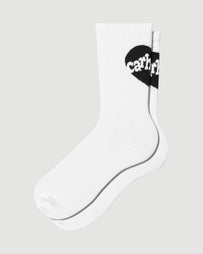 Carhartt WIP Amour Socks White/Black Socks