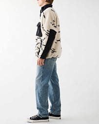 and wander Daijiro OHARA Map Key Boa Jacket Off White JKT Short Men