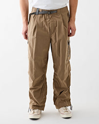 and wander Oversized Cargo Pants Beige Pants Men