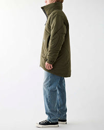 and wander Top Fleece Coat Khaki JKT Long Men