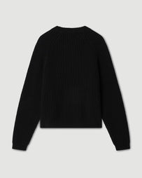Applied Art Forms EM1-3 Structure Pullover Black Sweater Men