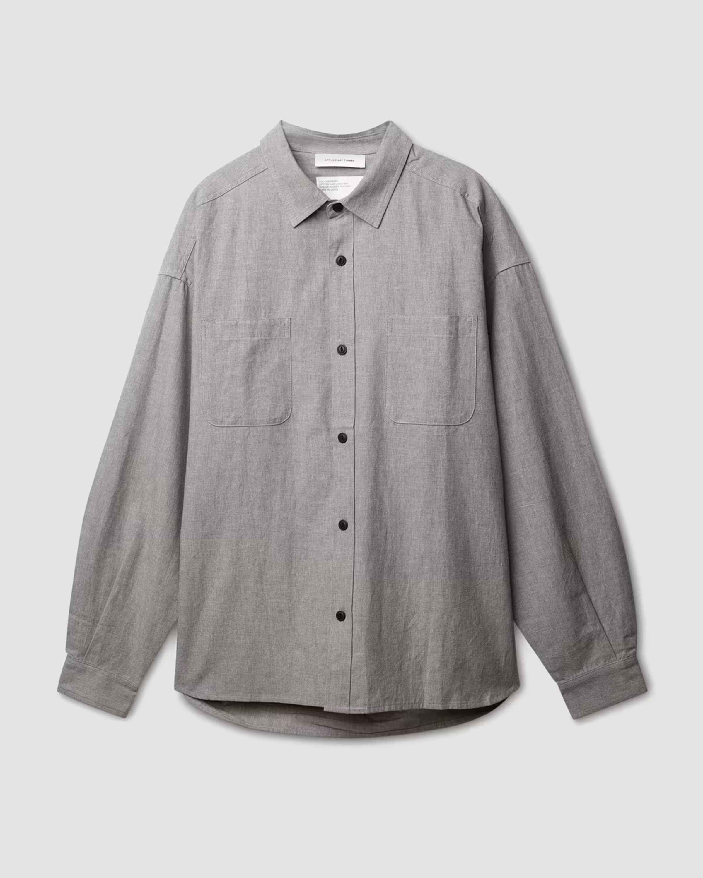 Applied Art Forms PM3-2 Chambray Shirt Grey 1W Shirt L/S Men
