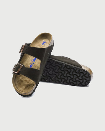 Birkenstock Arizona SFB Mocca Suede Shoes Leather Unisex
