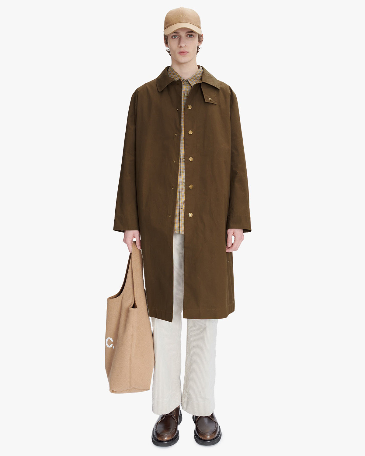 A.P.C. Mac Arthur Military Khaki JKT Long Men