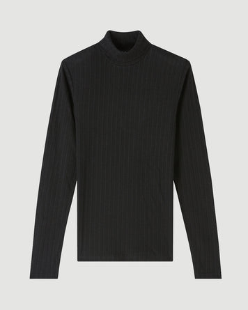 A.P.C. Top Assia Black T-Shirt L/S Women