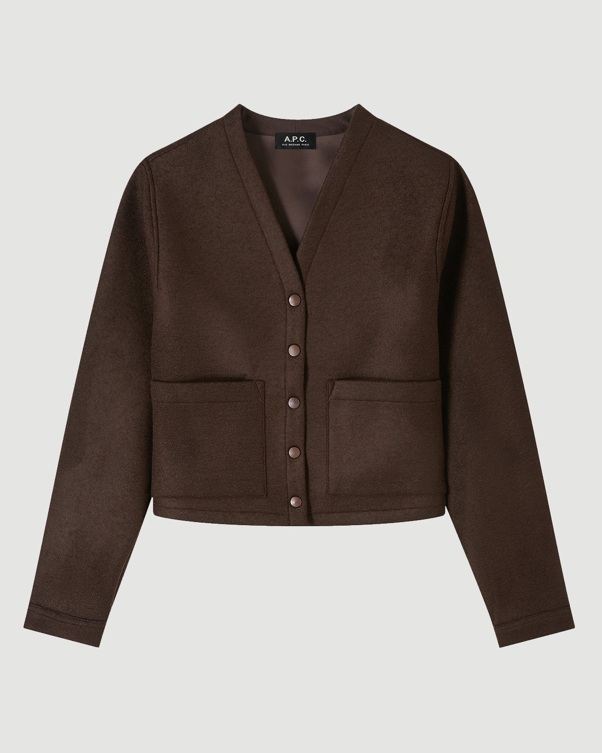 A.P.C. Veste Aurelia Dark Brown JKT Short Women