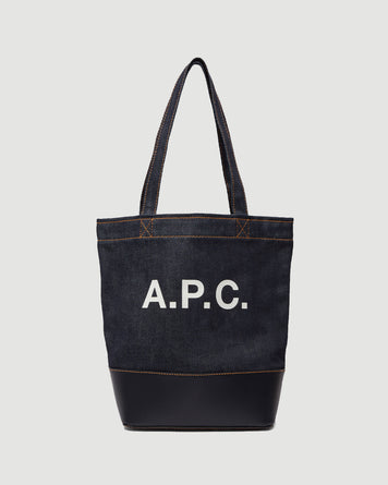 A.P.C. Axel Tote Small Dark Navy Bags Unisex