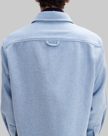 A.P.C. Surchemise Basile Bleu Ciel Chine Shirt L/S Men