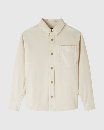 A.P.C. Surchemise Basile Cavalier Ecru MEN SHIRTS