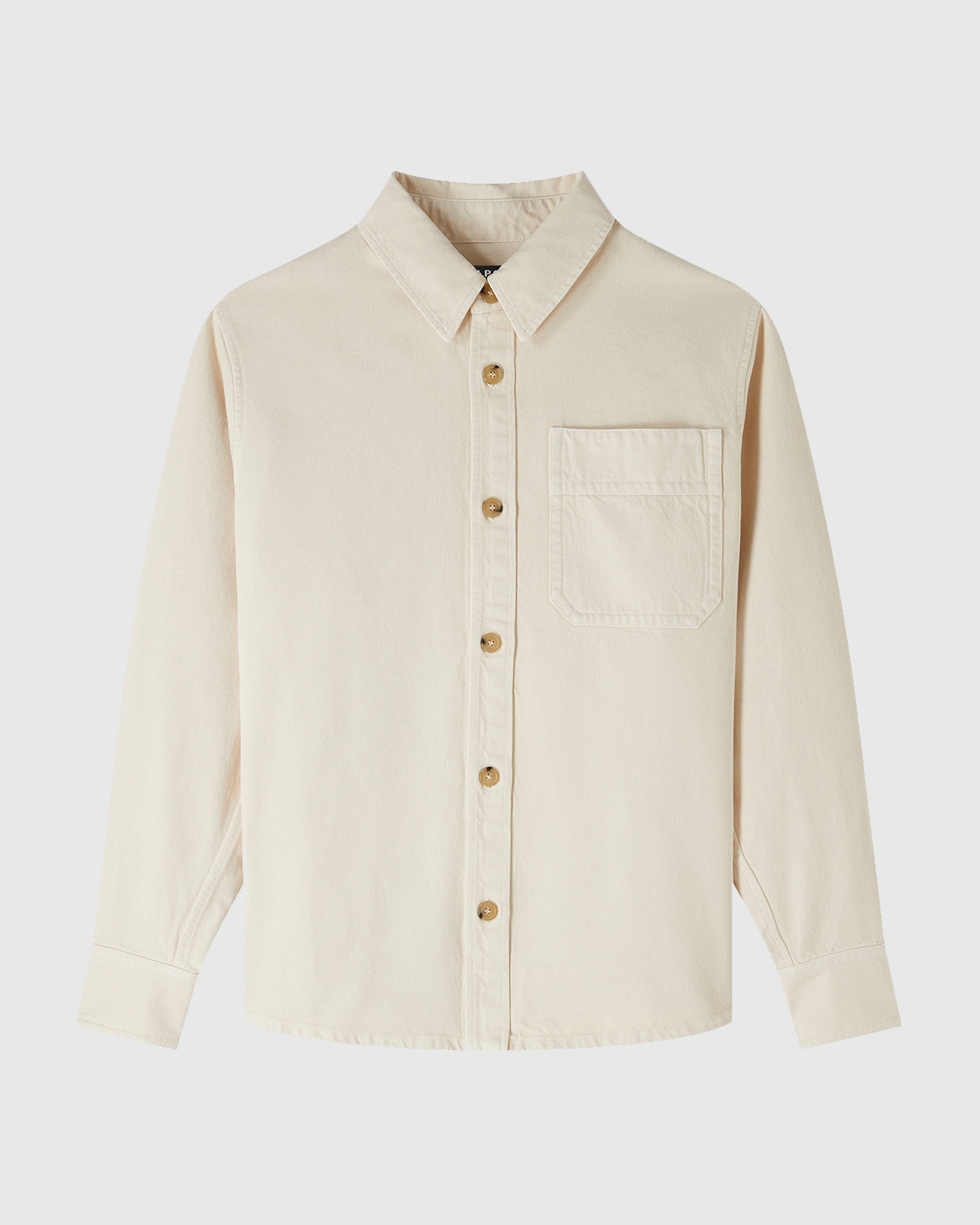 A.P.C. Surchemise Basile Cavalier Ecru Shirt L/S Men