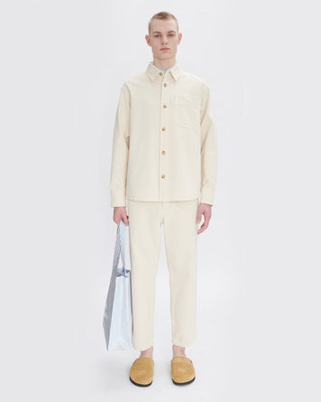 A.P.C. Surchemise Basile Cavalier Ecru MEN SHIRTS