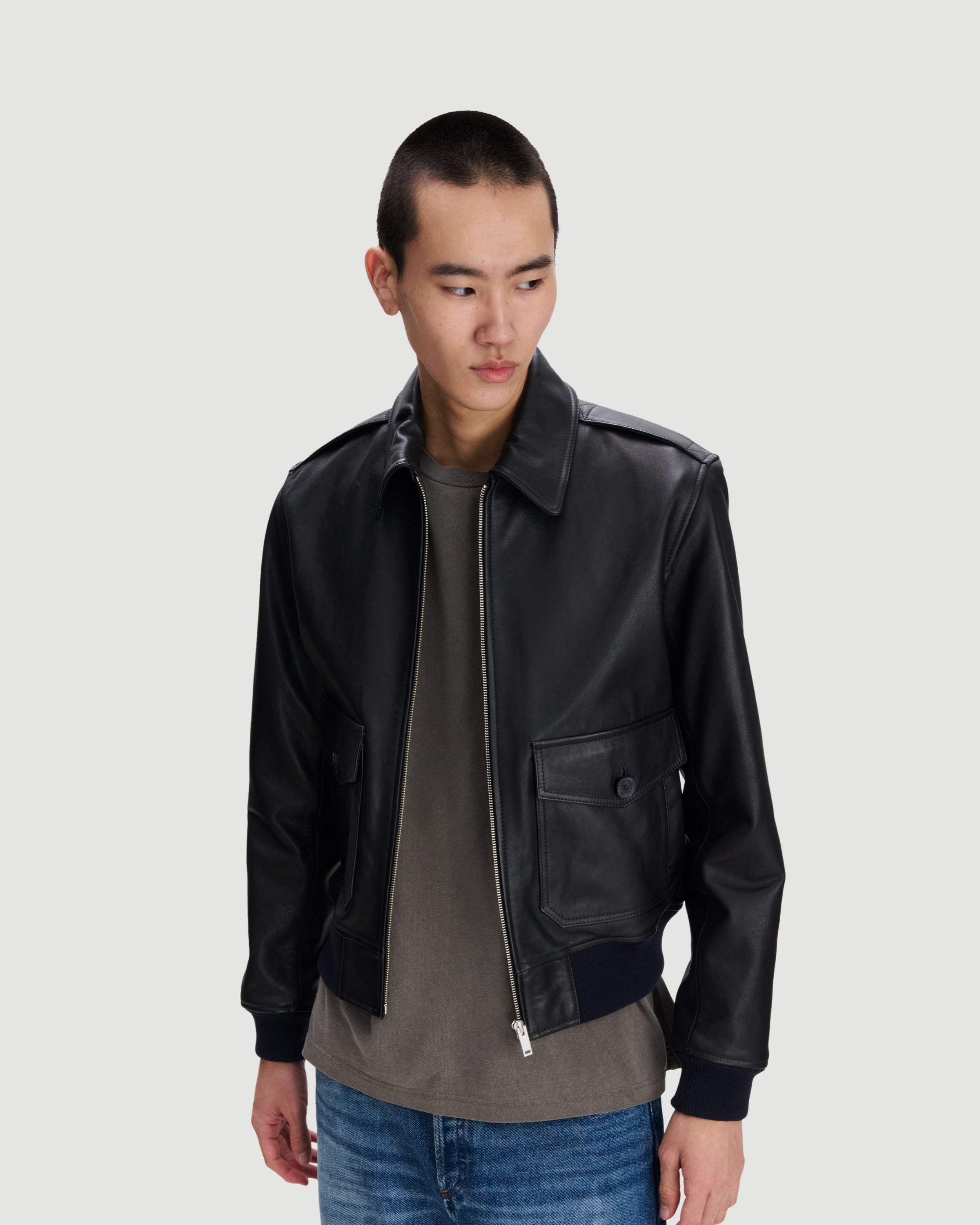 A.P.C. Blouson Gael Black JKT Short Unisex