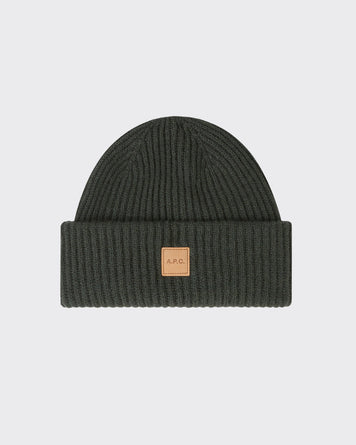 A.P.C. Bonnet Michelle Military Kaki Headwear Unisex