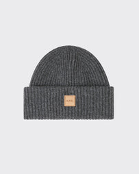 A.P.C. Bonnet Michelle Charcoal Grey Headwear Unisex