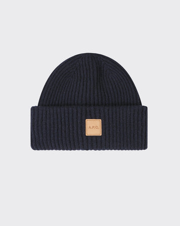 A.P.C. Bonnet Michelle Dark Navy Headwear Unisex