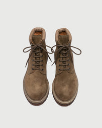 Officine Creative Boss 002 L. Cachemire Buttero Olive/Lead Shoes Leather Men