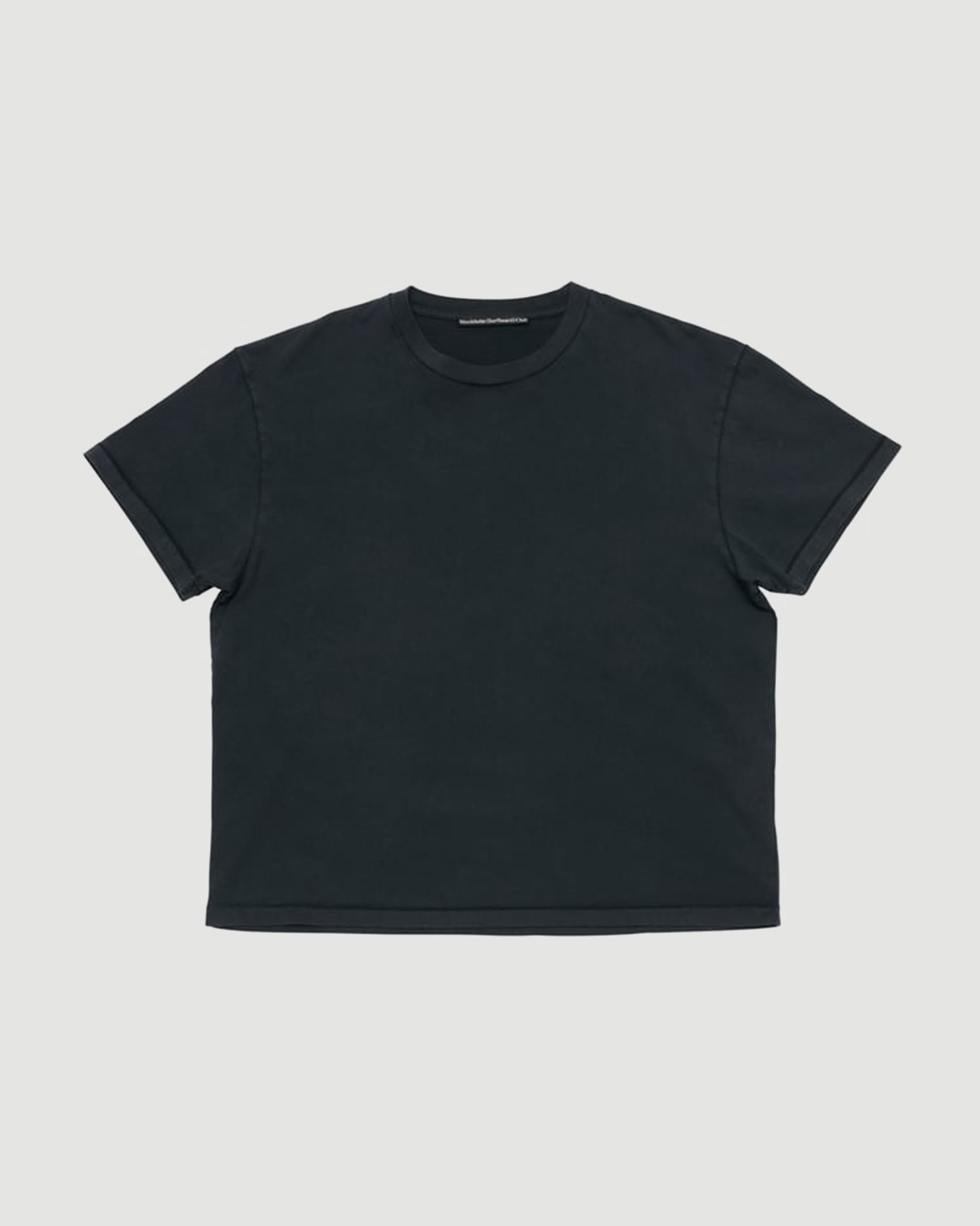 Stockholm Surfboard Club Box Tee Back Logo Black T-shirt S/S Men