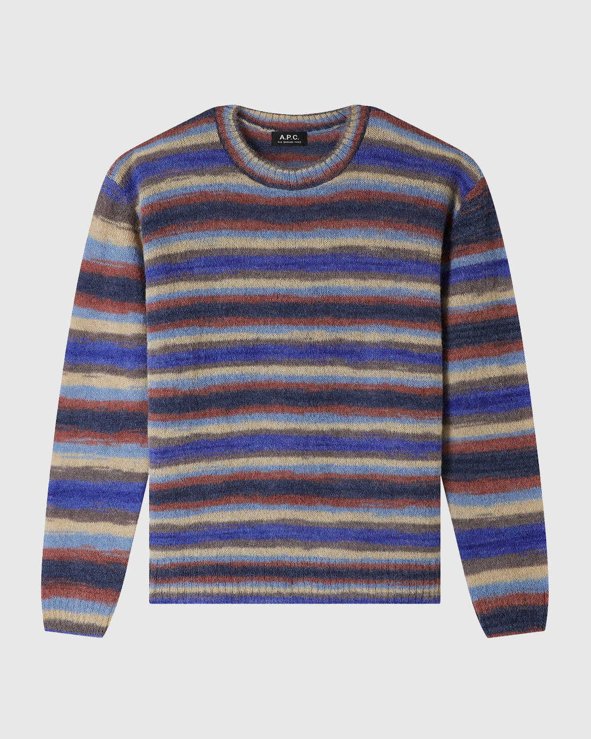 A.P.C. Pull Bryce Blue MEN KNITWEAR