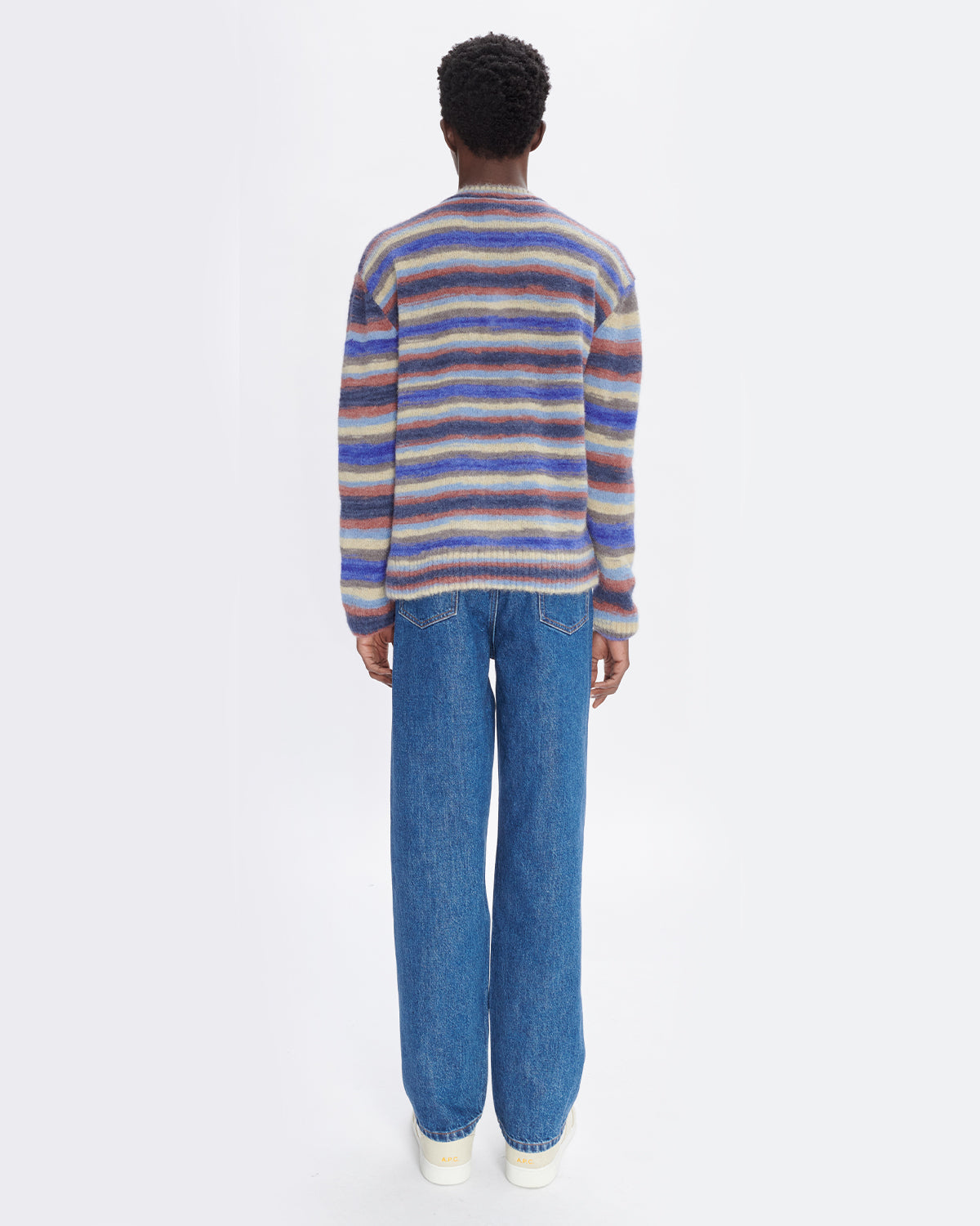 A.P.C. Pull Bryce Blue MEN KNITWEAR