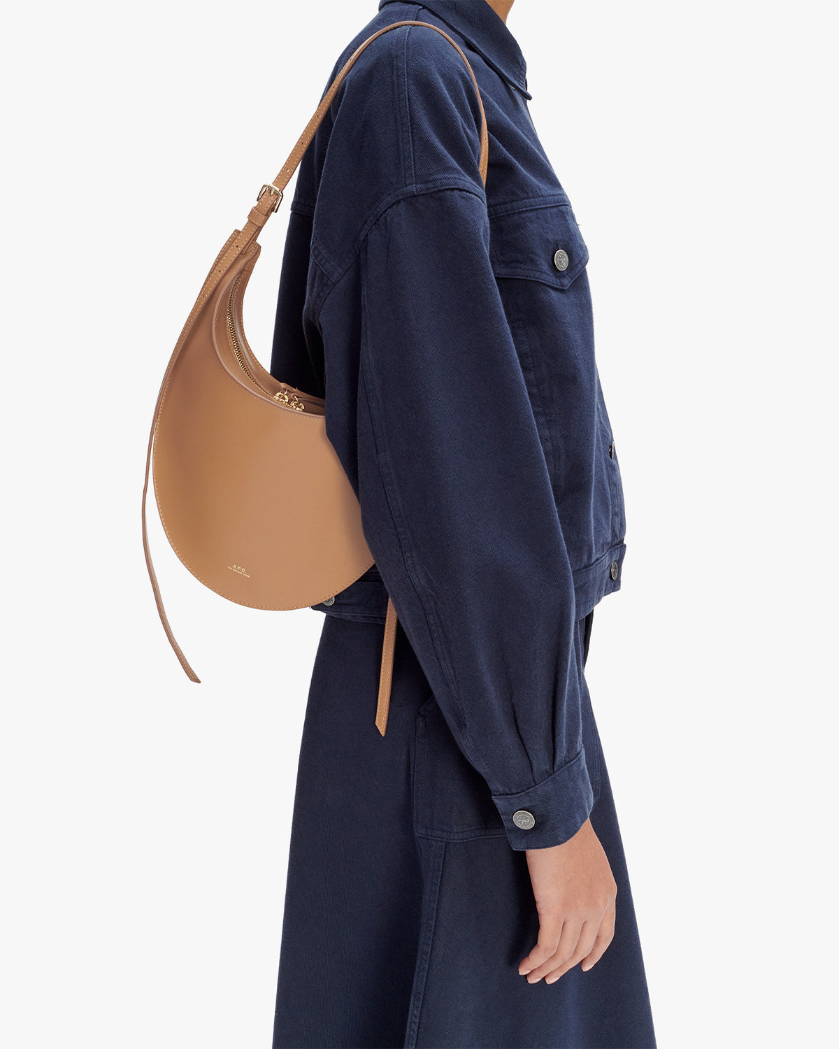 A.P.C. Sac iris Small Caramel Bags Women