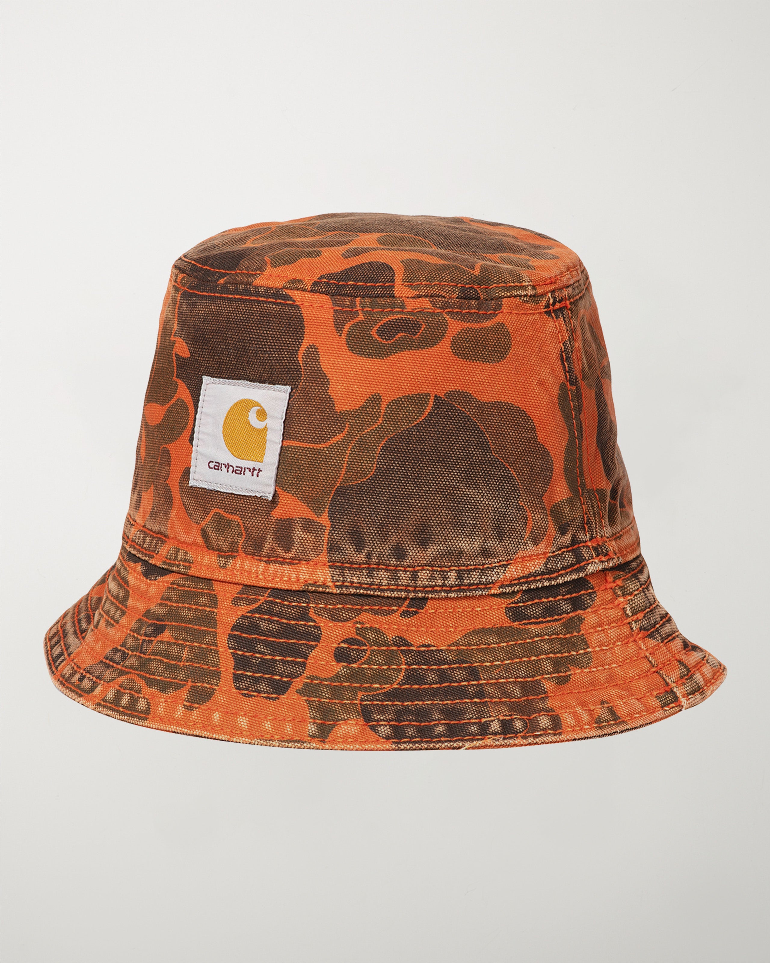 Carhartt WIP Duck Bucket Hat Green/Turmeric (Garment Dyed) Headwear Men