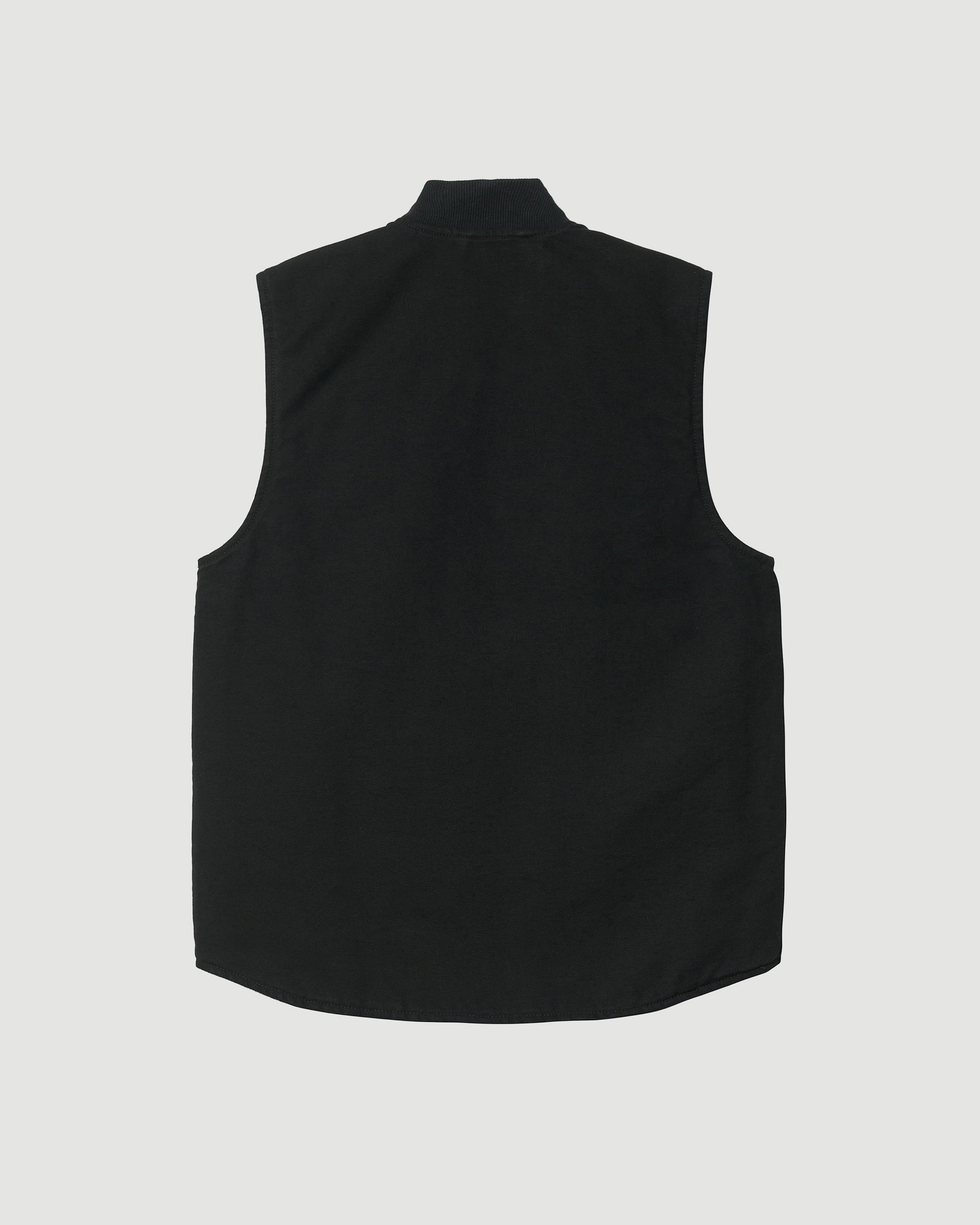 Carhartt WIP Classic Vest Black Heavy Stone Wash JKT Short Men