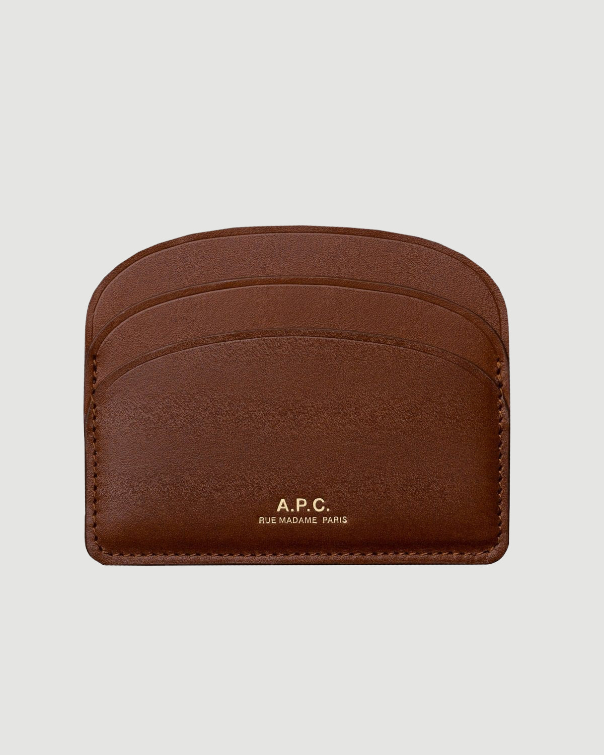 A.P.C. Demi-lune Porte-cartes Noisette Leather Goods