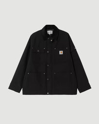 Carhartt WIP Clapton Jacket Black JKT Short Men