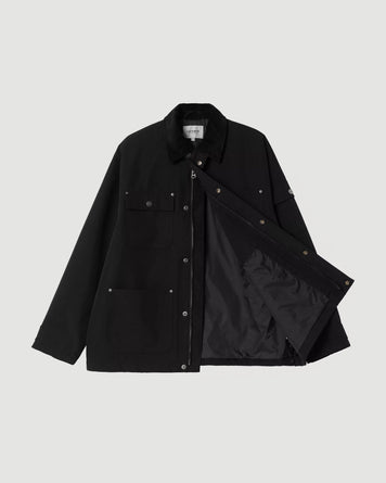 Carhartt WIP Clapton Jacket Black JKT Short Men