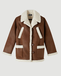 A.P.C. Manteau Clara Icy Brown JKT Long Women