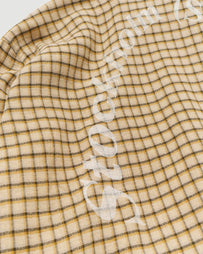 Stockholm Surfboard Club Club Overshirt Yellow Check Shirt L/S Men